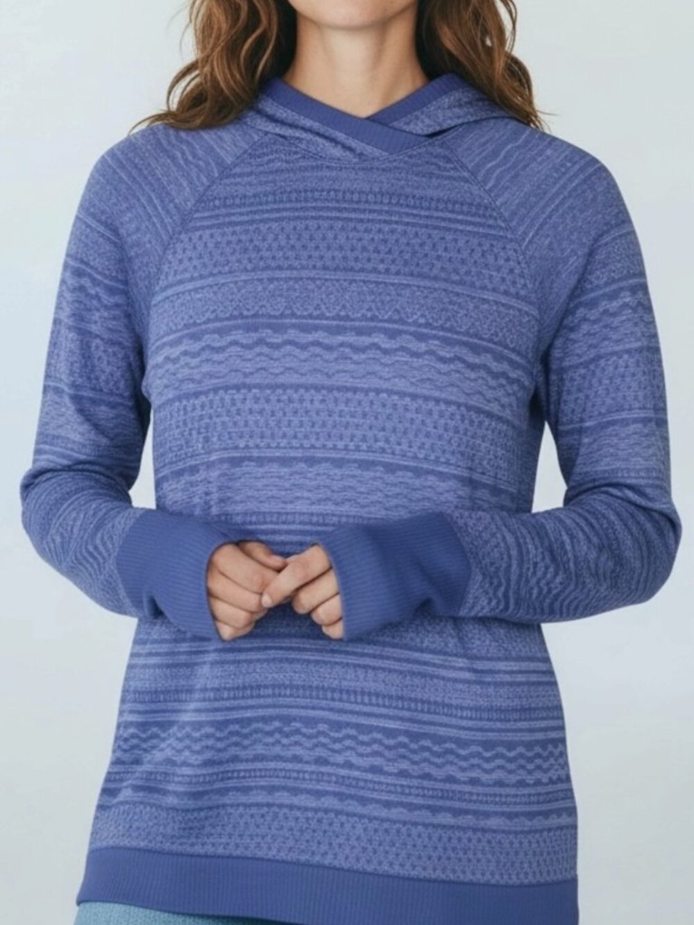 LULULEMON Rest Less Pullover Hoodie - Gatsby Blue - Size 2